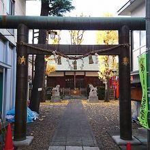 小石川諏訪神社鳥居