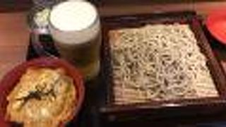 駅前のお蕎麦屋さん