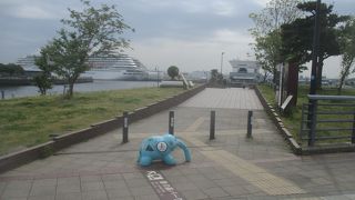 歴史ある地区に作られた公園