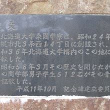 記念碑に刻まれた歴史