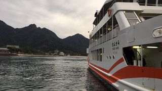 わずか１０分の航海。