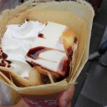 とっても美味しいクレープ