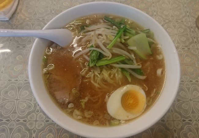 味噌ラーメンをいただきました