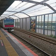 葛西臨海公園駅にて
