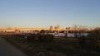 河川敷でのバーベキューで人気