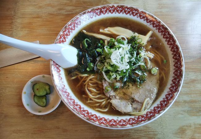 山間部のラーメンやですが魚介系の出汁