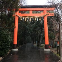 ここから長い参道が続く