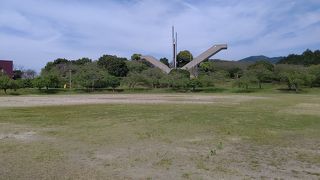 新幹線とＪＲが見える公園