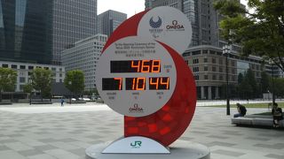 再びカウントダウンが始まりました！ （東京駅丸の内駅前広場）