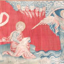 黙示録を執筆中のヨハネ