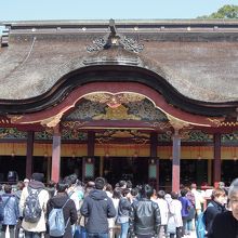 豪奢な唐破風だ