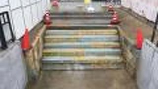 北前船が寄港した港の痕跡。