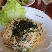 きのこスープと野菜