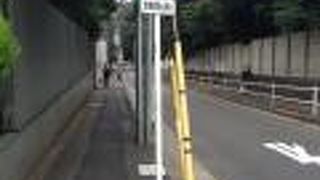 国立科学博物館附属自然教育園の横の日東坂を行きます