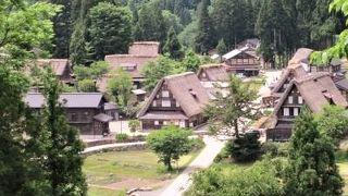 山々に囲まれた懐かしくて温まる合掌造り風景　～　相倉合掌造り集落