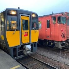 先頭車両の様子です。