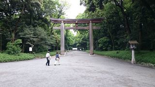 静かな場所です