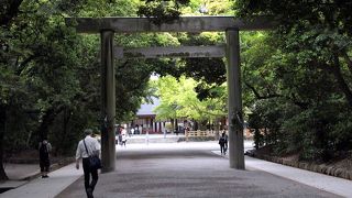 厳かな雰囲気です