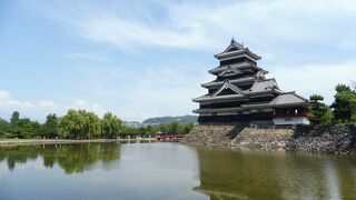 松本城公園・元々は内堀と外堀の間・・・・