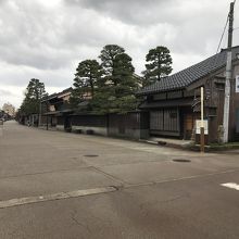 旧北国街道と岩瀬の町並み