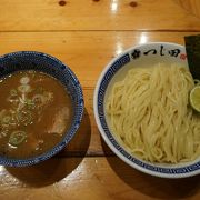 どろんとしたタレのつけ麺