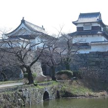 復元が進んでいる福岡城址