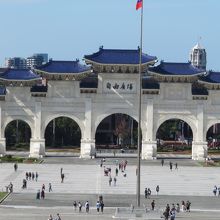 見事なアーチです