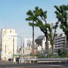 橋の上からの風景