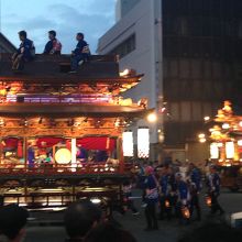 屋台ひきまわし