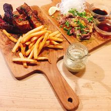 盛り付けもとてもお洒落。