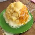 かき氷がおいしい