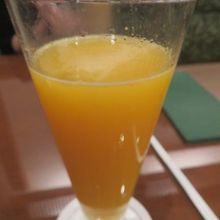 ジュースを飲みました