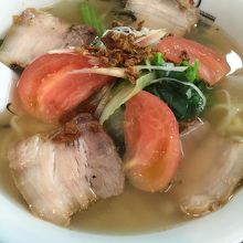 野菜たっぷりあっさりラーメン