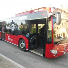 アッシジ駅行きバス