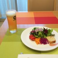 ビールと前菜です