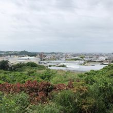 駐車場からの眺め！