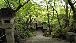 嵯峨野の静かなお寺
