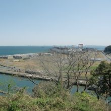 野島山頂からの日産追浜グランドライブ