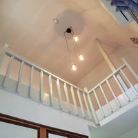 天井が高いです。