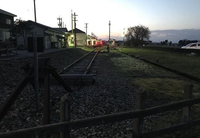 JR城端線城端駅：終着駅