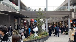 見どころ満載の大型商業施設