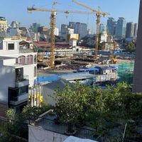 屋上からベンタイン市場方向を