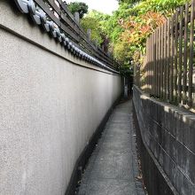 神社へ続く道