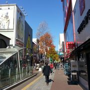 大邱の中心地の駅