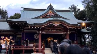 初詣で行きました。