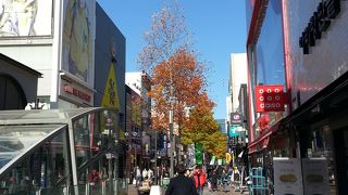 大邱の中心地の駅