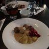 スウェーデン名物、ミートボール・リンゴンベリー添え ♪