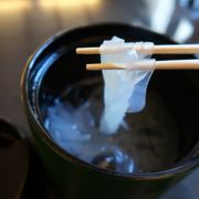 暑い日は葛切り