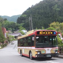 小菅村から奥多摩駅へのバス