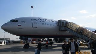 モスクワ経由でスペイン旅行に行ったときに利用した大きな国際空港です